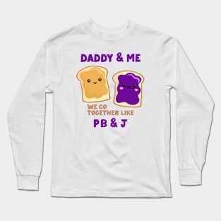 pbj daddy & me (grape) Long Sleeve T-Shirt